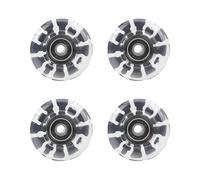 HEALSOPTHY Pu Skateboard Wheels with Steel Bearings, Sliding Noiseless and Reduce Friction Features, Suitable for Daily Practice and Artistic Skating Double-row Roller Skates