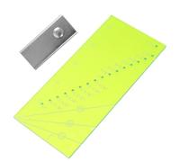 HEALSOPTHY Quilting Ruler Patchwork Sewing Gauge Sliding Seam Guide for Beginners Plastic Sewing Template for Precise Craft Cutting and Pattern Marking with Magnetic
