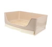 HEALSOPTHY Rabbit Litter Tray 16 Inch Plastic - Lightweight, Non-Slip Design for Guinea Pigs and Small Animals Indoor Use
