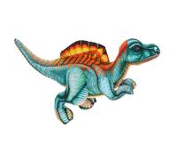 HEALSOPTHY Realistic Dinosaur Plush Soft Animal Pillow for Huggable Stegosaurus Stuffed Doll for Home Travel School Birthday Gift and Educational Play