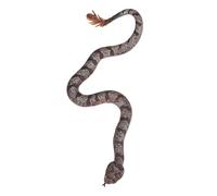 HEALSOPTHY Realistic Rubber Snake Made of Soft Tpr Silicone Garden Scare Prop to Keep Birds Squirrels and Mice Away for Halloween Pranks and Home Decor Vibrant and Fake Snake for Imaginative