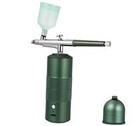 HEALSOPTHY Rechargeable Mini Wireless Airbrush Compressor Kit Portable Handheld Sprayer for Makeup Nail Art Tattoo Model Painting with USB Charging and Slip Grip High Pressure Design for