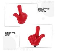 HEALSOPTHY Red Hand Gesture Pointer Stick Lightweight Finger Pointer for Classroom Teaching Presentations Party Games and Dance Activities Portable Educational Tool