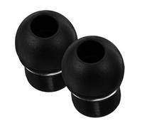 HEALSOPTHY Replacement Silicone Stethoscope Earbuds Black Soft Medical-grade Ear Pieces for Universal Stethoscope Accessories, Suitable for Clinicians and Healthcare Professionals