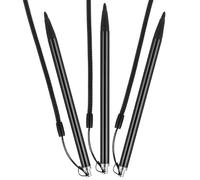 HEALSOPTHY Resistive Screen Stylus Pen 3pcs for Pos Systems and Navigators with Anti-loss Design Black Abs Plastic