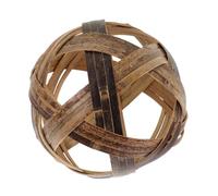 HEALSOPTHY Retro Bamboo Soccer Ball for Sustainable Wicker Juggling Ball Safe Bamboo Material Indoor Outdoor Play for Coordination Development and Athletic Skills for Boys