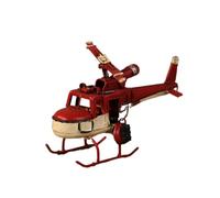 HEALSOPTHY Retro Biplane Model Craft Airplane Ornament for Home Shop Showcase Decoration Classic Vintage Aircraft Miniature for Aviation Enthusiasts and Collectors