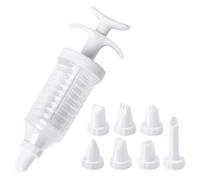 HEALSOPTHY Reusable Cream Pastry Decorating Tool for Cake Decorating and Baking and One-Handed Operation with Pp Material Complete Accessories Included