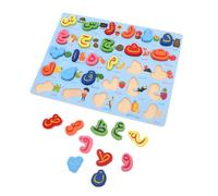 HEALSOPTHY Russian Puzzle Alphabet Puzzle Islamic Educational Alphabet Matching Letter Recognition Montessori Wood