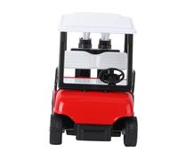 HEALSOPTHY Scale Die Cast Golf Cart Model Car Alloy Miniature Collectible for Gift and Decoration Red Color Enhances Hand Eye Coordination and Preschool Learning