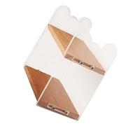 HEALSOPTHY Scale Miniature Doll House Bookshelf Walnut Wood Tiny Furniture with Realistic Texture Compact Storage Rack for Micro Scene Decoration and Lightweight Mini Storage Organizer for