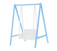 HEALSOPTHY Scale Miniature Swing Chair Plastic Dollhouse Furniture for Fairy Garden Playground Creative DIY Garden Park Scene Accessories