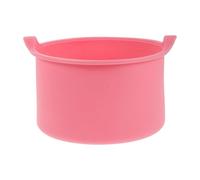 HEALSOPTHY Silicone Wax Melt Replacement Bowls Reusable 2pcs with Dual Insulated Handles 13.5oz Capacity Wax Warmer Liners for Spa or Beauty Salon