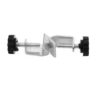 HEALSOPTHY Silver Iron Laboratory Clamp Holder Easy to Use Multifunctional Design with Double Screw for Secure Flask and Tube Support in Biology Laboratories