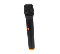 HEALSOPTHY Simulation Microphone Prop Fake Mic for Party Cosplay Orange Switch Modeling Toy for Stage Performance and Pretend Play