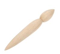 HEALSOPTHY Smooth Wooden Clay Pottery Stick Ceramic Modeling Tool for DIY Sculpture and Kettle Sprout Making Portable Lightweight Mallet for Clay Craft Projects