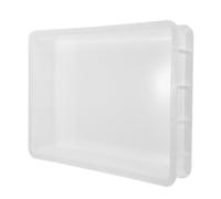 HEALSOPTHY Stackable Pizza Container with Lid Made of Sturdy Plastic, Featuring a Space-saving Design a Pizza Dough Proofing Rack or Dough Proofing Tray for Home Bread and Bakery Use