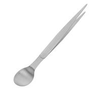 HEALSOPTHY Stainless Steel Caviar Spoon Mini Tasting Spoon Portable Sturdy Design for Home and Kitchen Use
