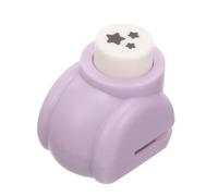 HEALSOPTHY Star Shaped Small Hole Puncher Handheld Paper Craft Tool for DIY Scrapbooking Card Making Easy Operation with Three Star Design for Paper Chipboard and Thin Metal