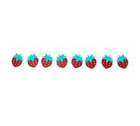 HEALSOPTHY Strawberry Banner Garland with Vibrant Berry Hanging Decorations Playful Strawberry Pattern Party Decor for Birthday Shower Garden Events Paper Material Easy to Hang