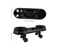 HEALSOPTHY Stroller Snack Tray with Detachable Design Lightweight Portable Tray Attachment for Food Storage and Drink Holder Travel Friendly Stroller Accessory