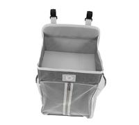 HEALSOPTHY Supplies Organizer with Multiple Compartments Adaptable Hanging Crib Storage Bag for Diapers Bottles Portable Bedside Diaper Holder for Nursery and Stroller Use