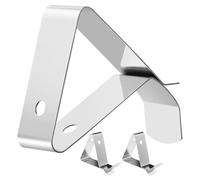 HEALSOPTHY Temperature probe clip 3pcs stainless steel clips for kitchen cooking that clips onto coffee cups suitable for 3.8mm probe