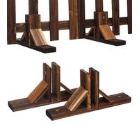 HEALSOPTHY Temporary Garden Fence Base for Small Fence 2pcs with Stable Support for Yard Fencing