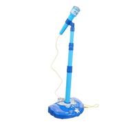 HEALSOPTHY Toy Microphone for Kids Blue Karaoke Singing Toy Early Education Music Plaything for Boys and Girls for Parties and Playtime