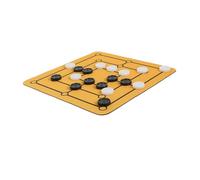 HEALSOPTHY Traditional Nine Mens Morris Board Game Portable Household Chessboard for Family Gathering Strategic Thinking and Problem Solving Skill Development Decorative Desktop Game for Home