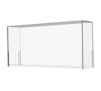 HEALSOPTHY Transparent Acrylic Game Console Dustproof Storage Box Protector Case Compatible with Nintendo Switch Oled Display Organizer for Gaming Accessories