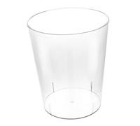 HEALSOPTHY Transparent Decorative Waste Storage Bucket Plastic Trash Bin for Home Office Bedroom Kitchen Lightweight No Lid Rubbish Basket for Paper and Household Waste
