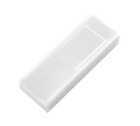 HEALSOPTHY Transparent Silicone Protective Cover for Tv Air Conditioner Remote Dustproof Skin Flexible Shock Resistant Case with Battery Access for Button Visibility