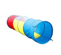 HEALSOPTHY Tunnel for Indoor Outdoor Pop Up Tube Game Easy Fold Sensory for Gross Motor Skill Development Polyester with Steel Frame