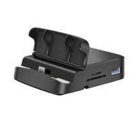 HEALSOPTHY Usb-c Hub Data Dock with 8-in-1 Multiport Adapter Featuring Pd 3.0 Charging and Lightweight Alloy Design, Supports 4kx2k Resolution for Laptops and Smartphones