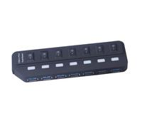 HEALSOPTHY USB Hub Expansion Adapter Portable Multi-port USB Splitter for Laptop Desktop Computer with High-strength Coating and Design