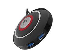 HEALSOPTHY USB Reset Button Extension Cable with Great Reliability and Easy to Install Black Abs Material for Desktop Computer Case for Hotel and Ktv Use