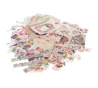 HEALSOPTHY Vintage Botanical Flower Paper Stickers for Scrapbooking DIY Crafts Decorative Album Supplies with Patterns for Journals Cards and Photo Decoration
