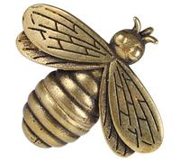 HEALSOPTHY Vintage Brass Bee Charm Pendant Handmade Keychain Decoration Craft Accessory for DIY Jewelry Gifts