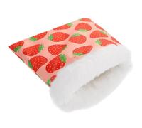 HEALSOPTHY Warm Guinea Pig Bed for Small Pets with Windproof Oxford Cloth and Soft Rabbit Hair, Cozy Cotton Hamster Sleep Sack Suitable for Guinea Pigs and Rats in Pet’s Home