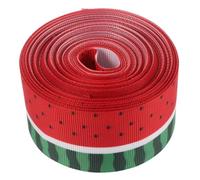 HEALSOPTHY Watermelon Pattern Craft Wrapping Ribbon Yards Polyester Decorative Ribbon for Gift Packaging DIY Crafts Durable and Easy to Cut