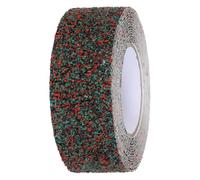HEALSOPTHY Waterproof and Raised Particles Rubber with Textured Rubber Treads Non-slip Traction Strips 2 Inch X 16.4 Feet for Outdoor Steps for Concrete and Wood Steps on Porch or Patio