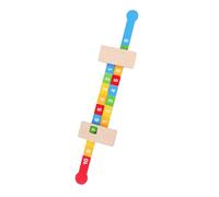 HEALSOPTHY Wooden Educational Numbers Ruler for Arithmetic Learning Slide Ruler Safe and Math Matching for Early Childhood Self Study