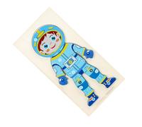 HEALSOPTHY Wooden Human Body Jigsaw Puzzle for Educational Montessori Early Learning Intellectual Game for Family Birthday