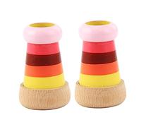 HEALSOPTHY Wooden Kaleidoscope Educational Toy Imagination Stimulating Developmental Toy for Boy Girl Ages Crafted from Beech Wood for Enhanced Exploration and Learning