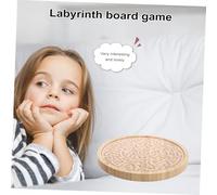 HEALSOPTHY Wooden Labyrinth Maze Board Game for Bead Puzzle for Early Education Critical Thinking Motor Skills Development and Parent Interaction