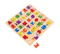HEALSOPTHY Wooden Russian Alphabet Puzzle for Educational Cyrillic Letter Board Lightweight Learning Hand Eye Coordination Development Early Childhood Teaching Tool