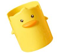 HEALSOPTHY Yellow Duck Pen Holder for Desk Large Capacity, Pp Material Stationery Organizer for Office Colleagues and Teachers, Versatile Use for Desk Organization and Dresser
