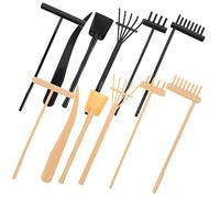 HEALSOPTHY Zen Garden Sand Tray Tools Rakes for Meditation Sand Art Potted Plant Decoration Portable Compact Design for Stress Relief and Creative Zen Play