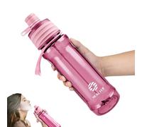 Healter 950ml Spray Water Bottles for Kids Water Bottle with Spray Mist Leakproof Misting Drinking Bottle for Cycling Hiking Climbing Outdoor Sport Hydration Cooling(Pink)